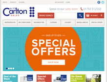 Tablet Screenshot of carltonsales.co.uk